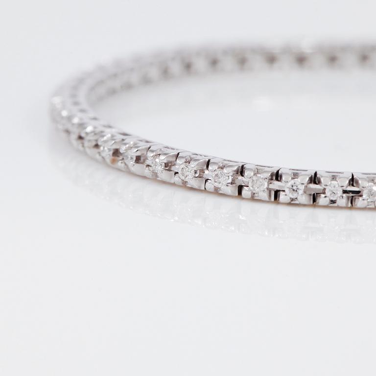 ARMBAND, diamanter totalt ca 0.30 ct.