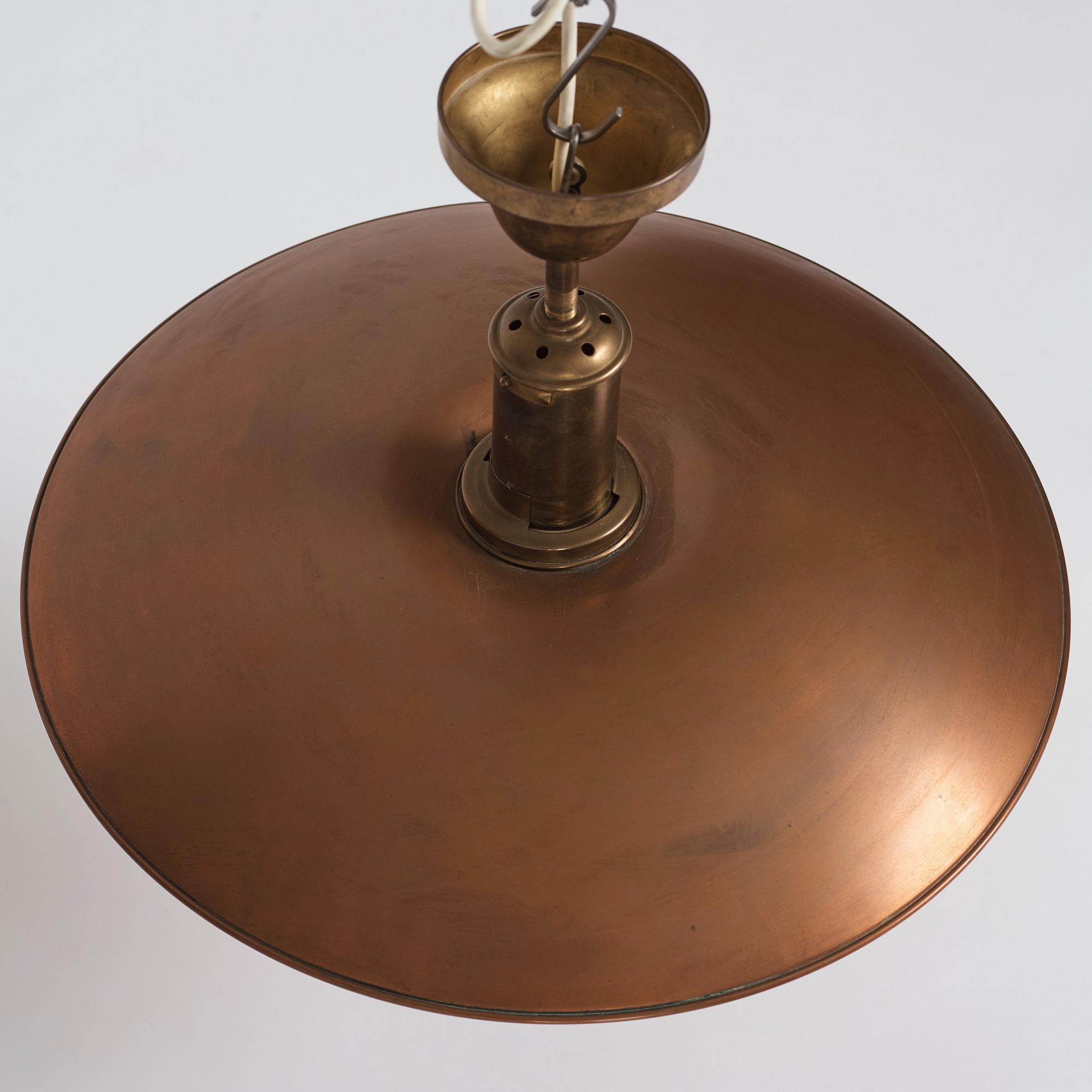 Poul Henningsen, a 'PH-4½/4' pendant, Louis Poulsen, Denmark ca 1933.