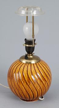 BORDSLAMPA, Gunnar Nylund, Rörstrand, 1900-talets mitt.