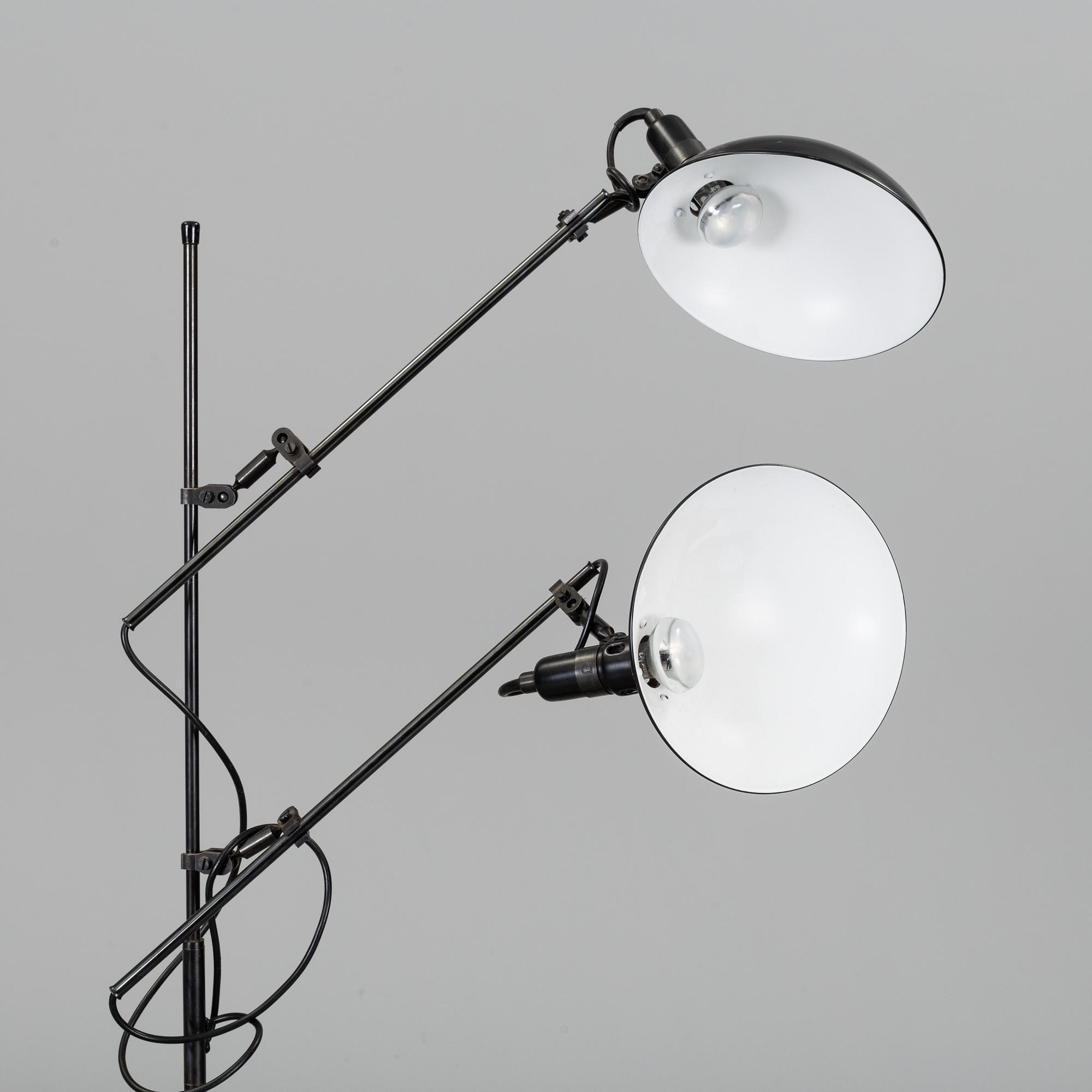 A Switch On Free-standing lamp by Uwe van Afferden for Lambert, Germany.