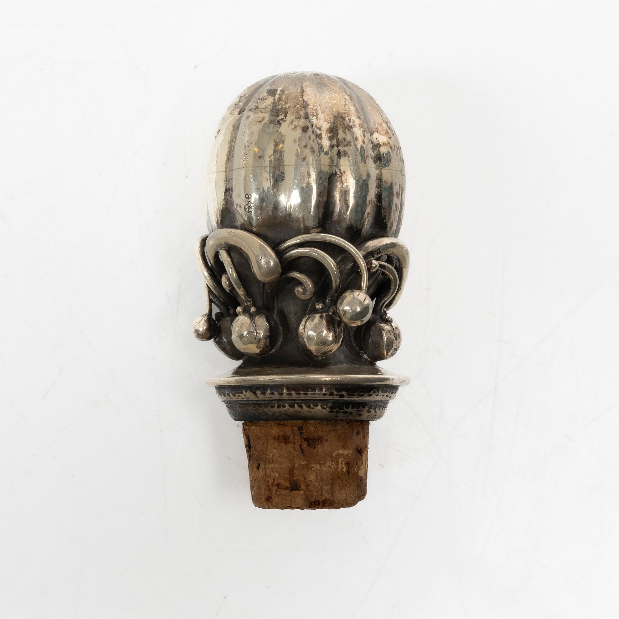 Silver, 4 pieces, Denmark, Norway early 20th century.