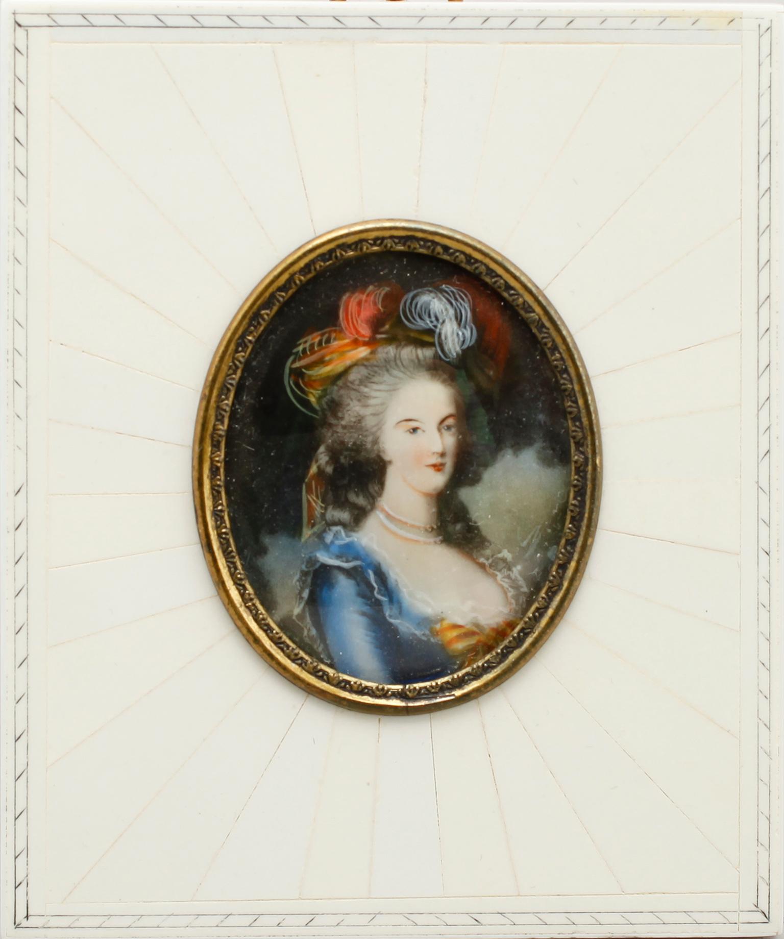 MINIATYRMÅLNINGAR, 7 st, 1800-/1900-tal.