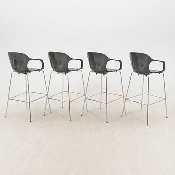 Kasper Salto, bar stools 4 pcs "KS 69 NAP" for Fritz Hansen 2017.