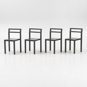 Boris Berlin & Poul Christiansen, four 'Non' chairs, Komplot design, Källemo, 2000.