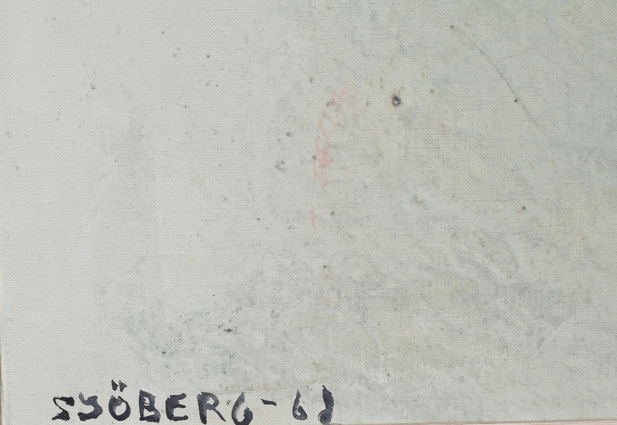 BERTIL SJÖBERG, olja på duk, signerad och daterad- 68.