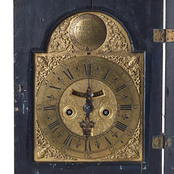 A Swedish late Baroque table clock by Petter Ernst, Stockholm 1753-54.