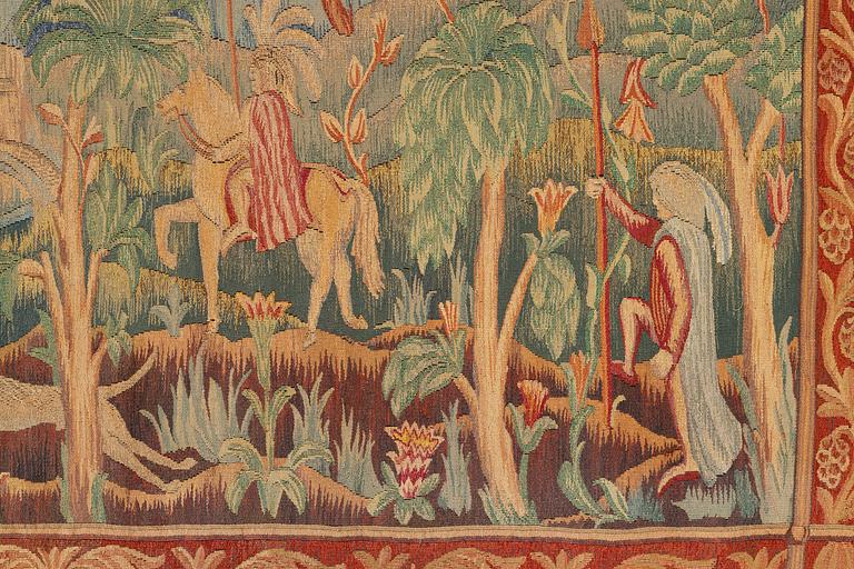 Carl Malmsten, a tapestry,  c. 213 x 113 cm, Handarbetets vänner, signed signed CM (V) dated 1920.