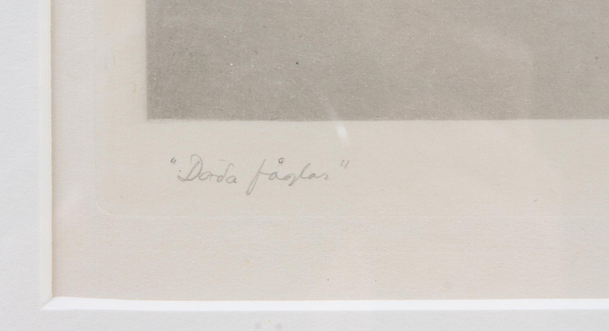 STIG BORGLIND, etsning, sign.