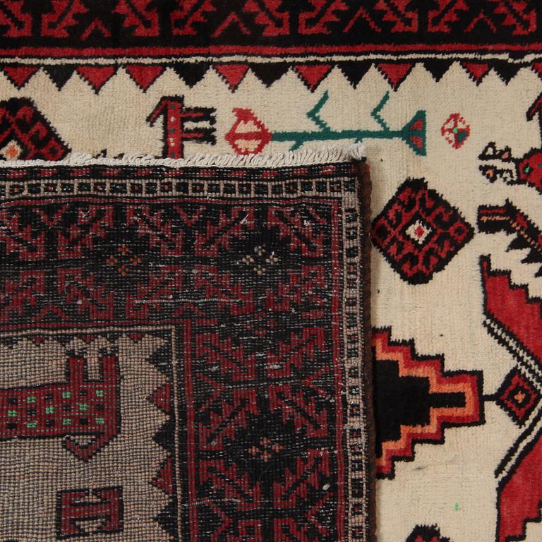 MATTA, troligen Kashgai, 1900-talets senare del, 193x93 cm.