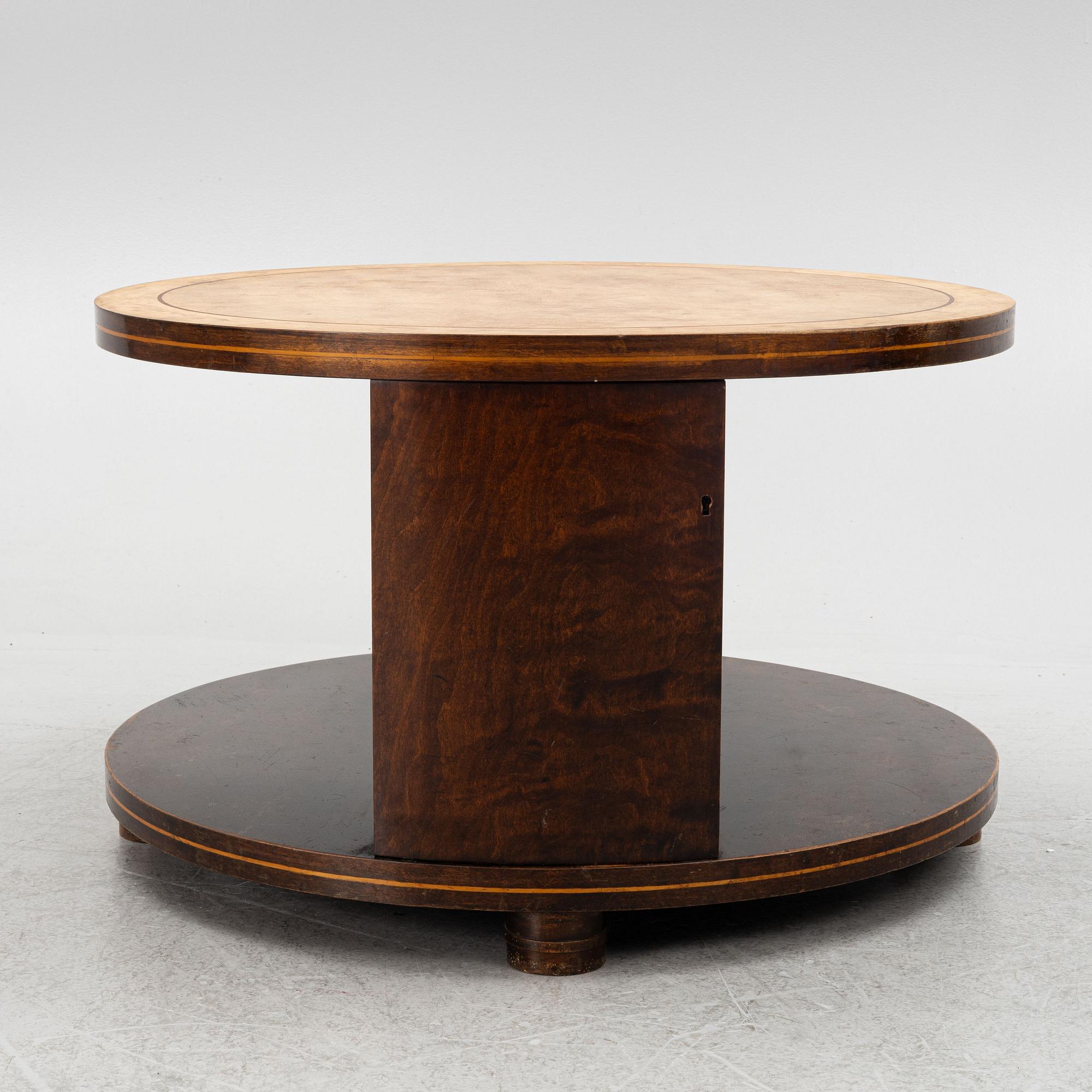 Alvar Andersson, attributed to, a coffee table, likely for Hyresgästernas Möbelaffär, Sweden 1930s.