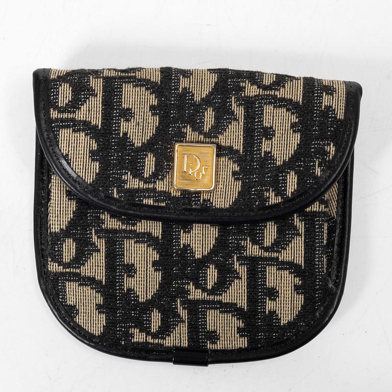 Christian Dior, väska samt portmonnä, vintage.