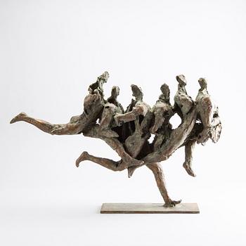 JAN DESMARETS, a signed and numbered bronze sculpture.