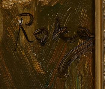 CHARLES ROKA, olja på duk, signerad.