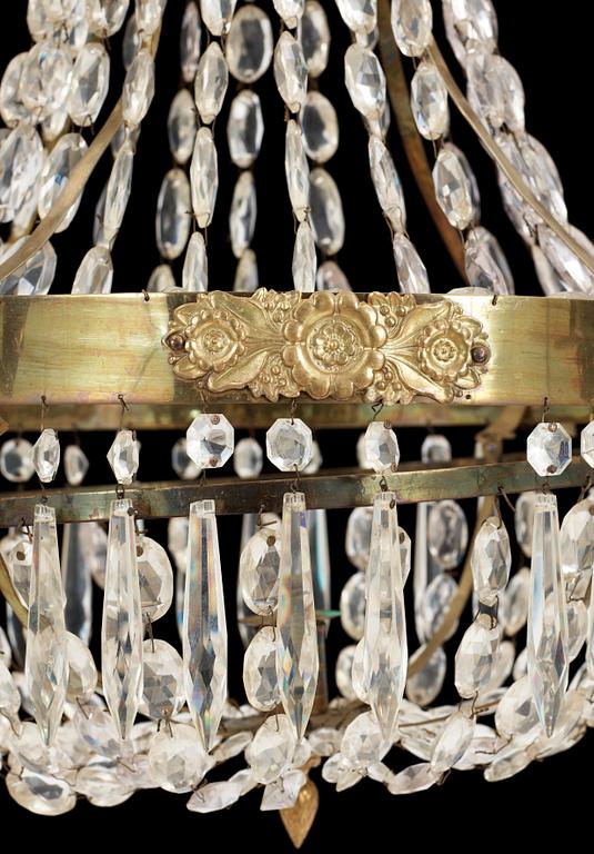 LJUSKRONA, senempire, 1800-talets första hälft. H ca 65.