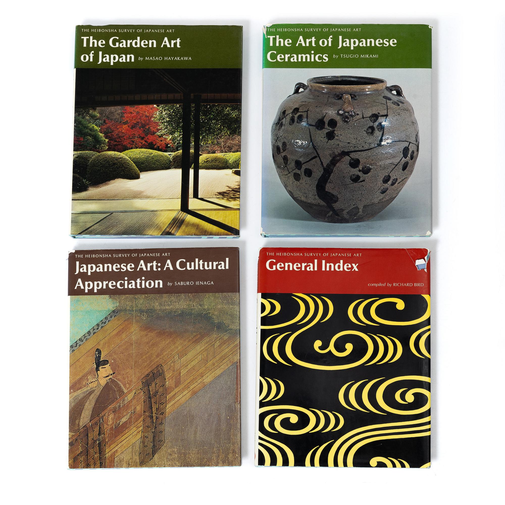 En samlares bibliotek del 2, "Heibonsha Survey of Japanse Art" (31 volymer).