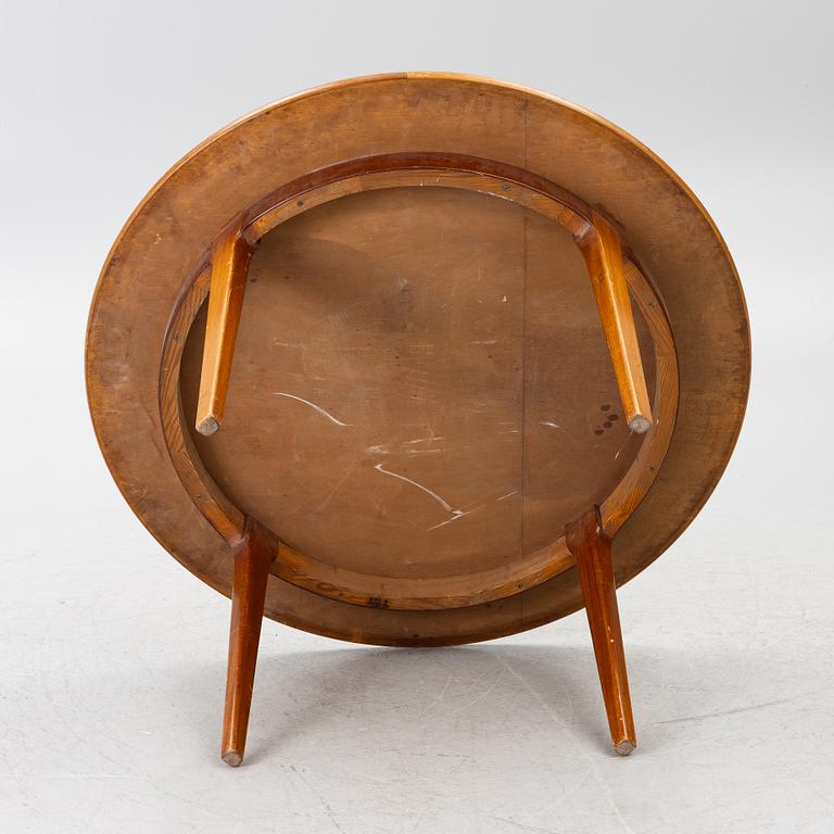 Hjalmar Jackson, bord, brännmärkt, 1940/50-tal.