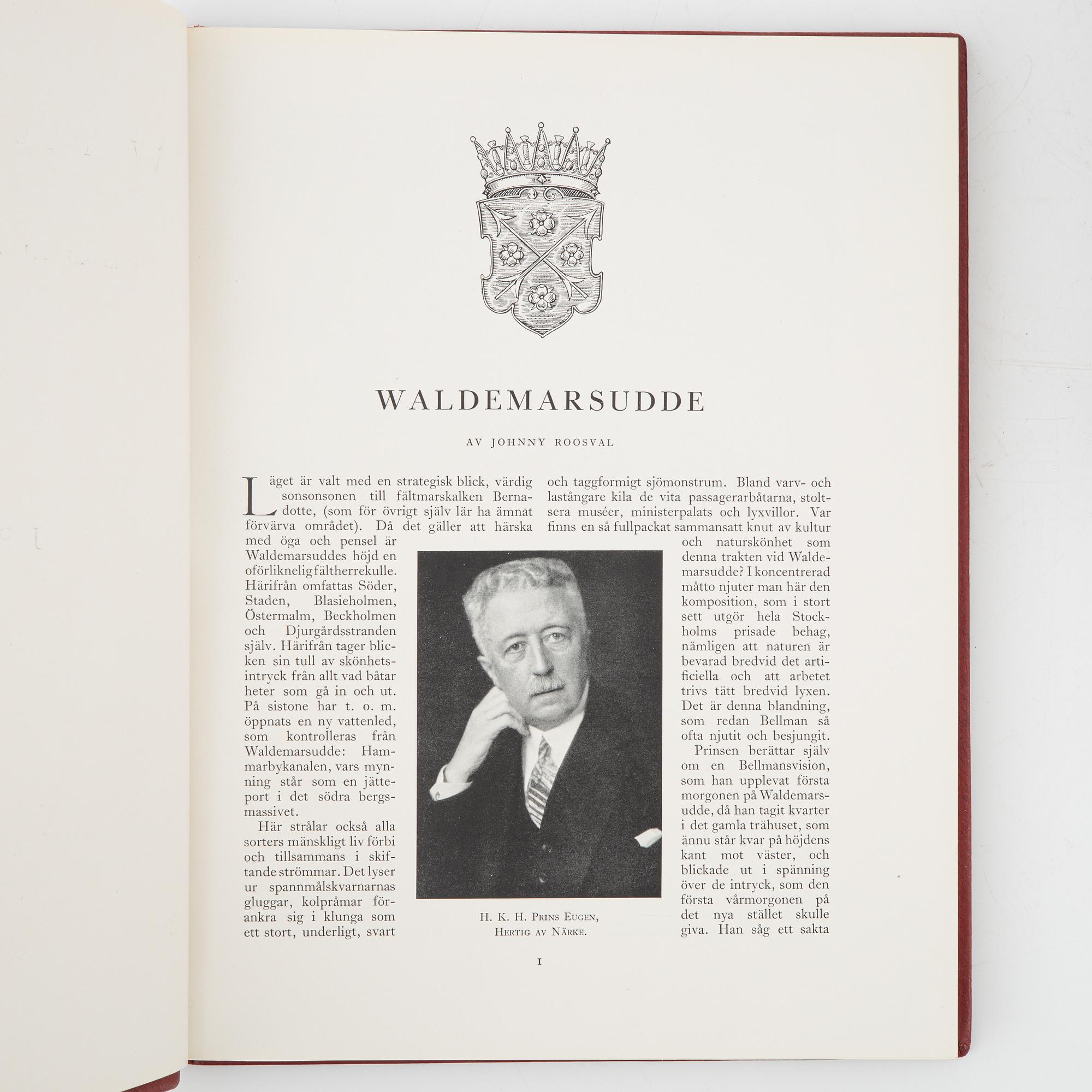 Bokverk, Svenska slott och herresäten, ny samling, 3 + 1 volymer, Natur och Kultur, Stockholm, 1932-1934.