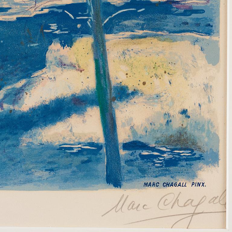 Marc Chagall After, "Sirène au pin", from: "Nice et la Côte d'Azur".