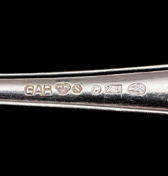 BESTICK, silver, GAB, Stockholm 1930-tal. Vikt ca 1365 g.