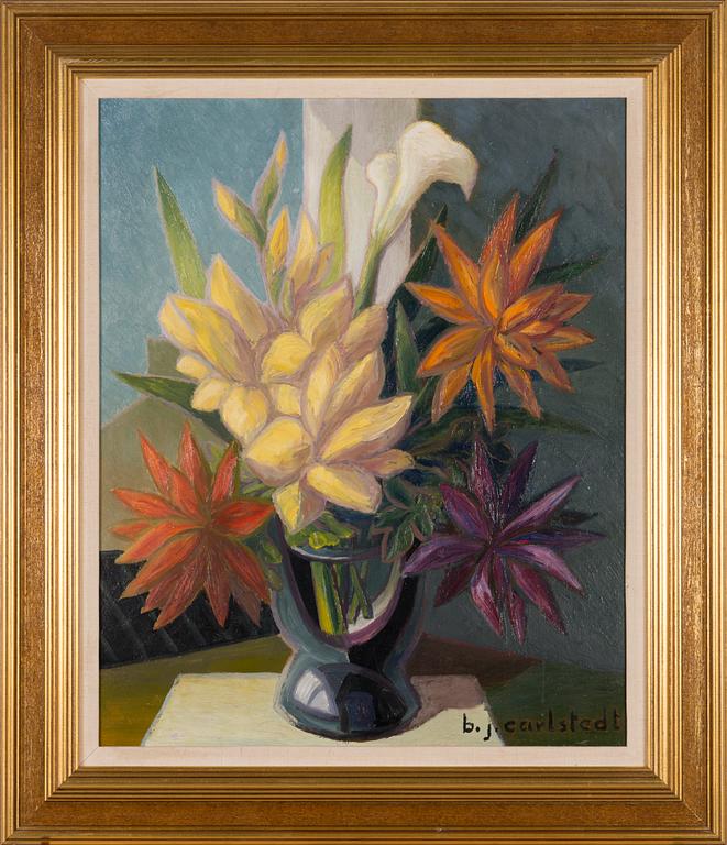 Birger Carlstedt, Stilleben med blommor.