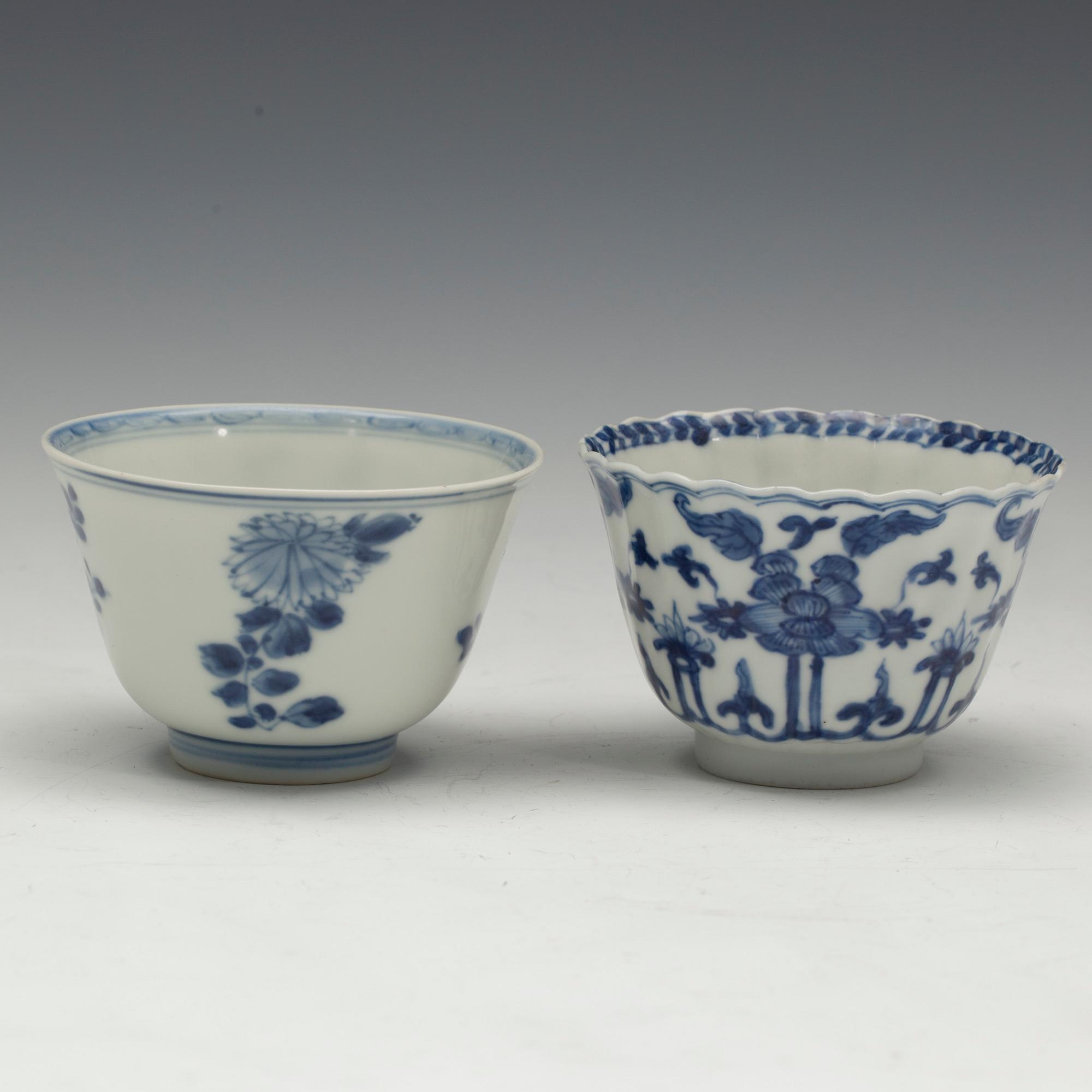 FAT och KOPPAR 2 st, Kina, Kangxi 1700-tal.
