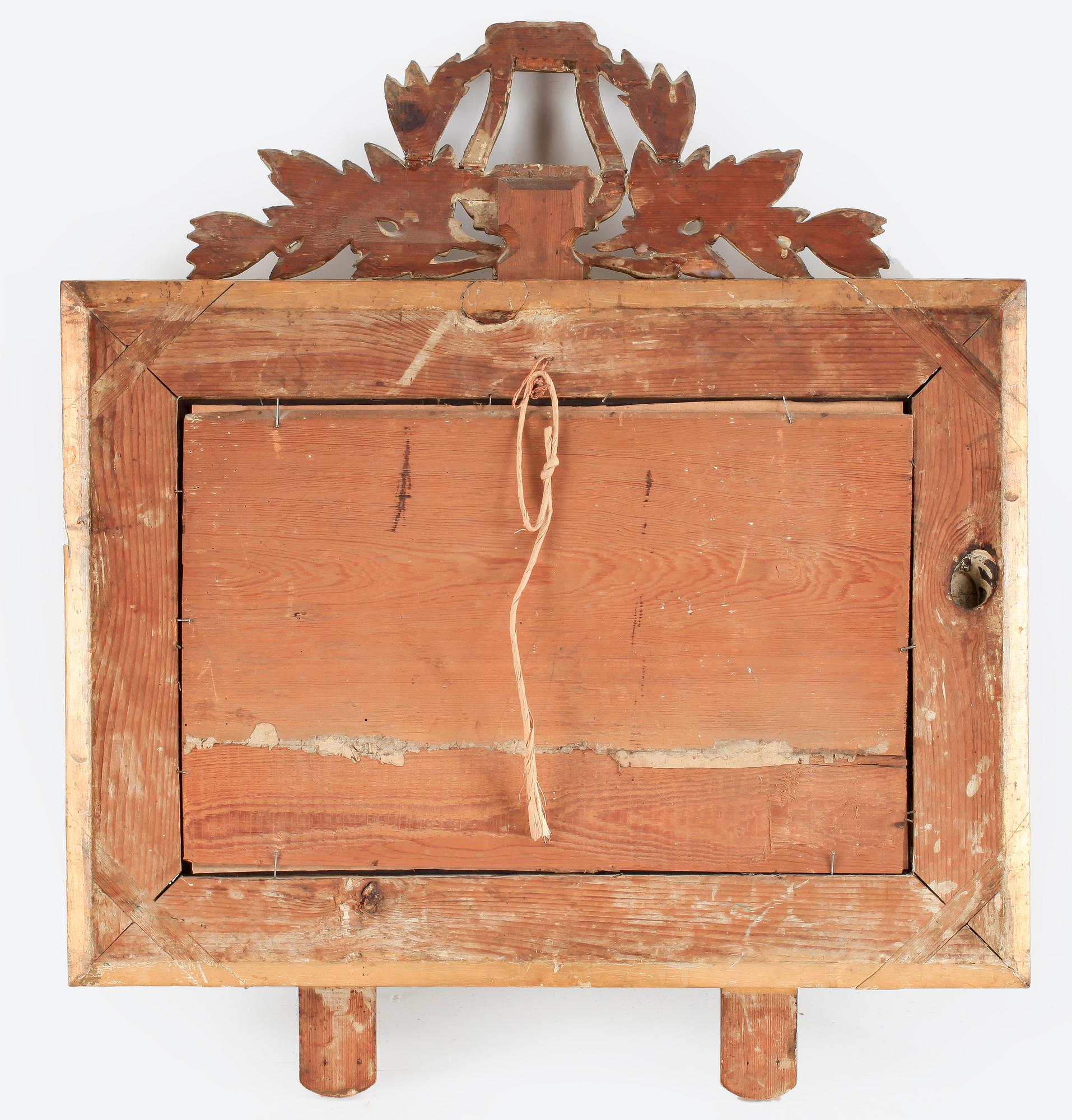 SPEGELLAMPETT, senempire, 1800-talets mitt.