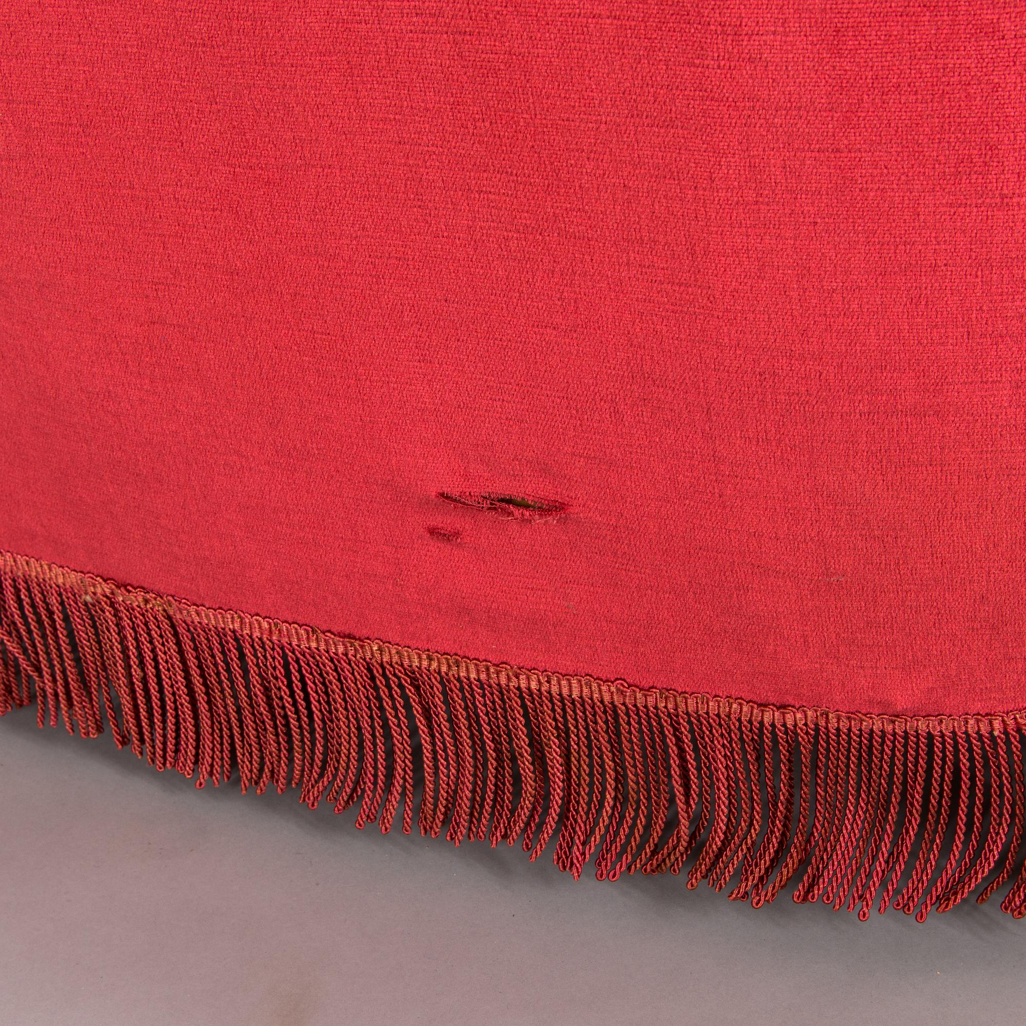 A mid-20th -century sofa and armchair.