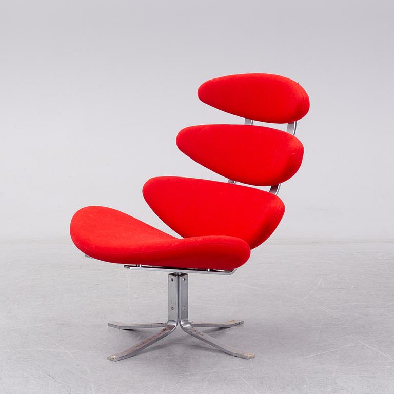 POUL VOLTHER, a 'Corona EJ 5' lounge chair, Erik Jørgensen, Denmark.