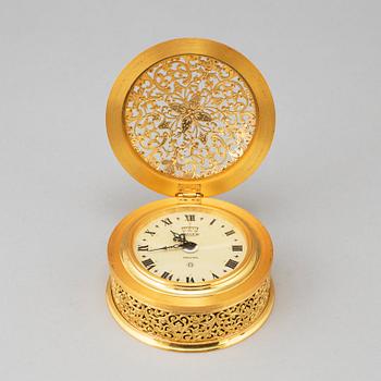 Jaeger "Recital" No. 106 Alarm Clock, Switzerland, mid 20th century.