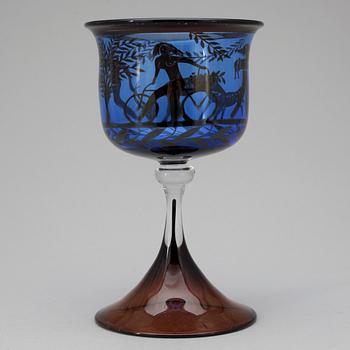 POKAL, glas, graal, Gunnar Cyrén, Orrefors.