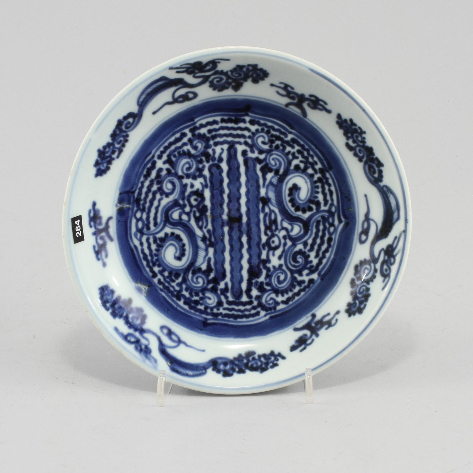 SKÅLFAT, porslin, Kina, 1700-tal.