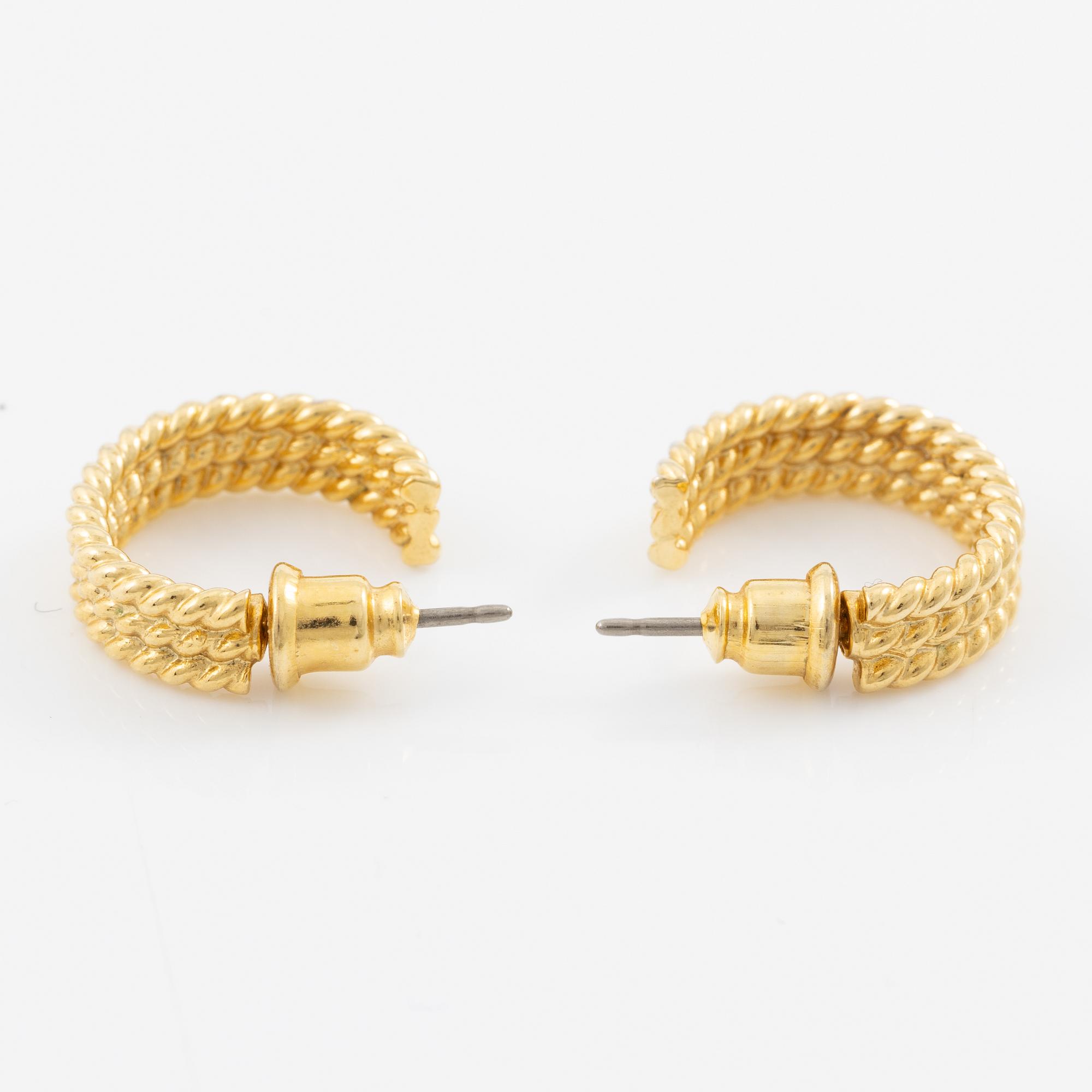 Pierre Cardin, earrings, 6 pairs. Vintage.