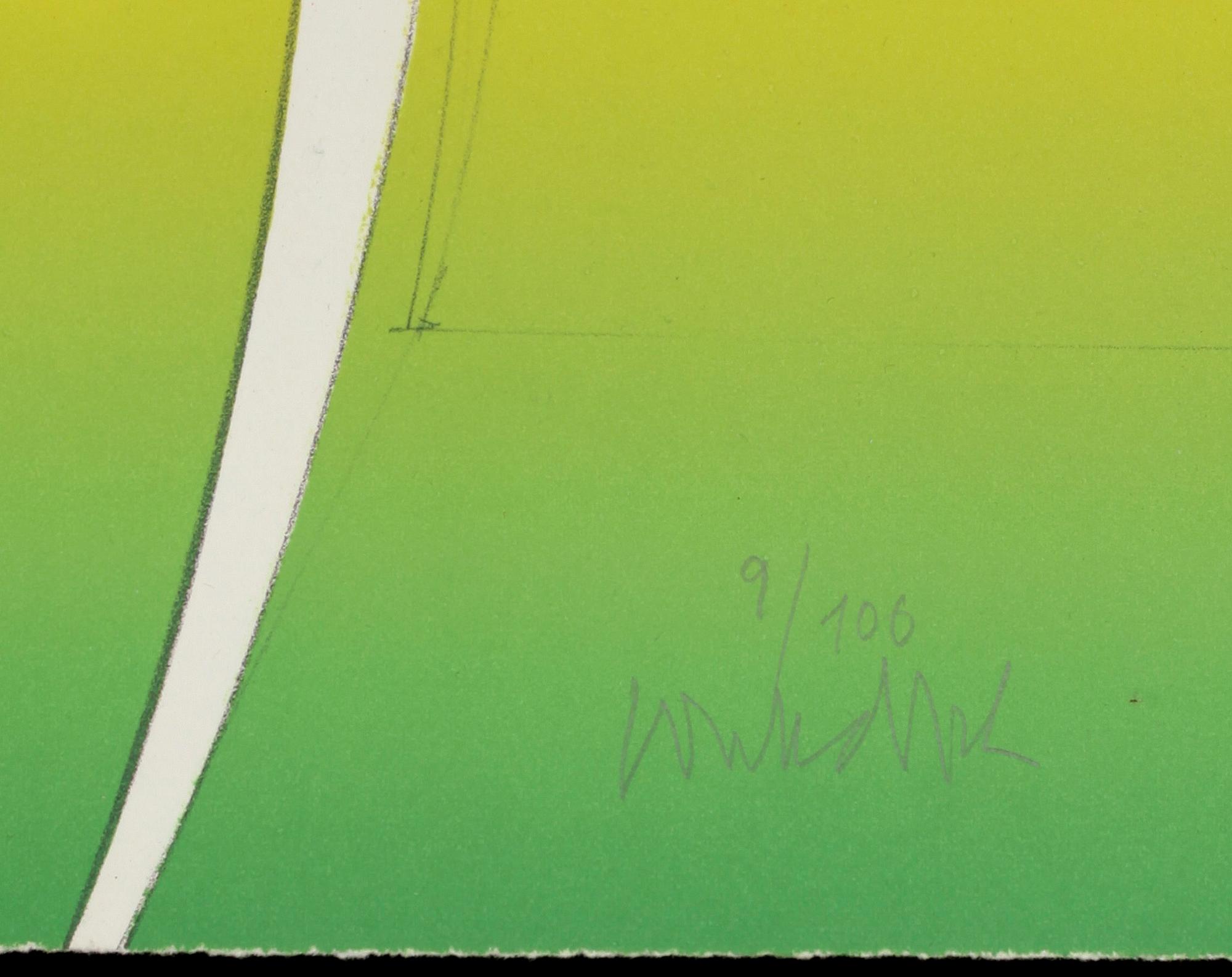 PAUL WUNDERLICH, litografi, sign och numr 9/100.