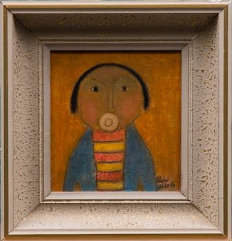 NIKOLAI LEHTO, olja på skiva, signerad och daterad -76.