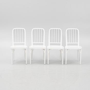 Josef Frank, four model "P5" chairs, Firma Svenskt Tenn, Sweden, post 1985.