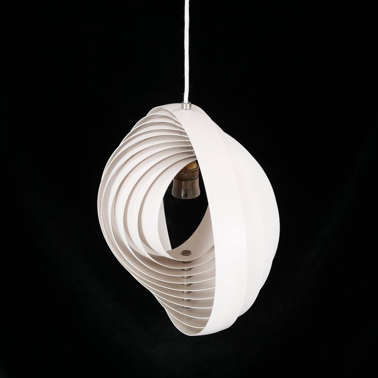 A "Moon Lamp" ceiling lamp, designed by Verner Panton, second half of the 20th century.