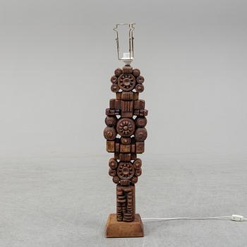 BERNARD ROOKE, a 'Totem' stoneware table/floor lamp, England, 1960's/70's.