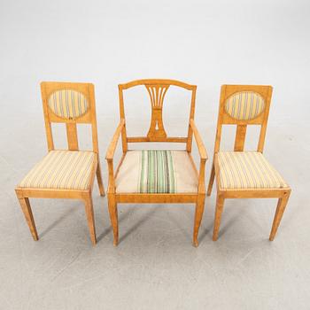 Stolar 2 st samt karmstol 1900-talets början.