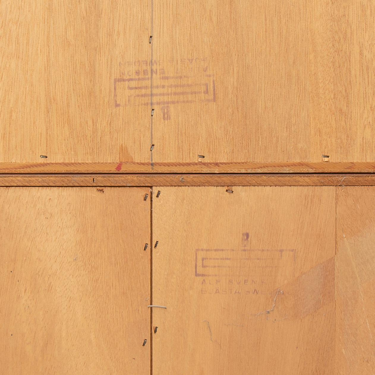 Alf Svensson, a teak bookcase, Bjästa Snickerifabrik, 1960's.