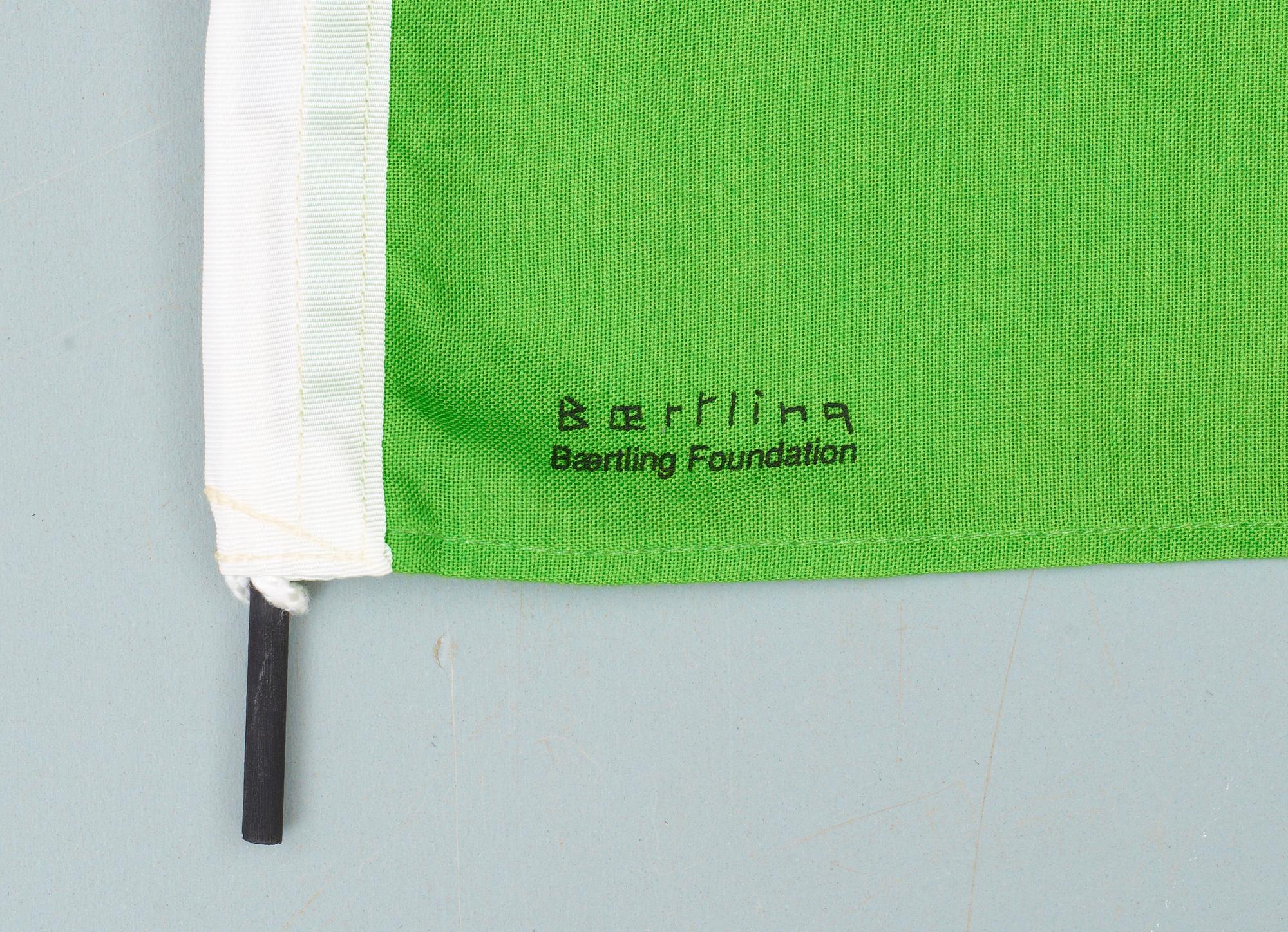 OLLE BAERTLING, flagga, textil, Baertling Foundation.