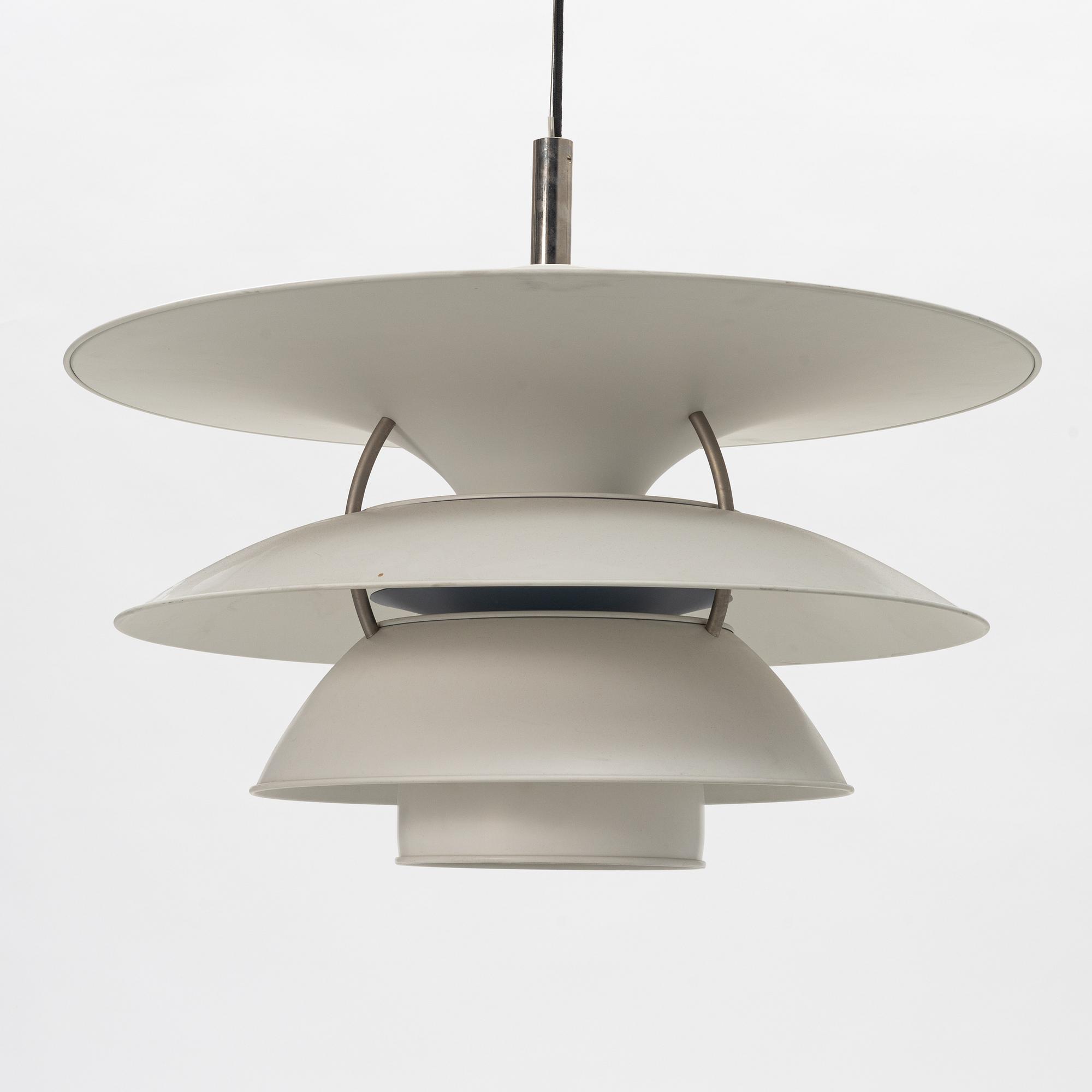 Poul Henningsen, a 'Charlottenborg PH 6 ½-6' ceiling lamp, Louis Poulsen, Denmark.
