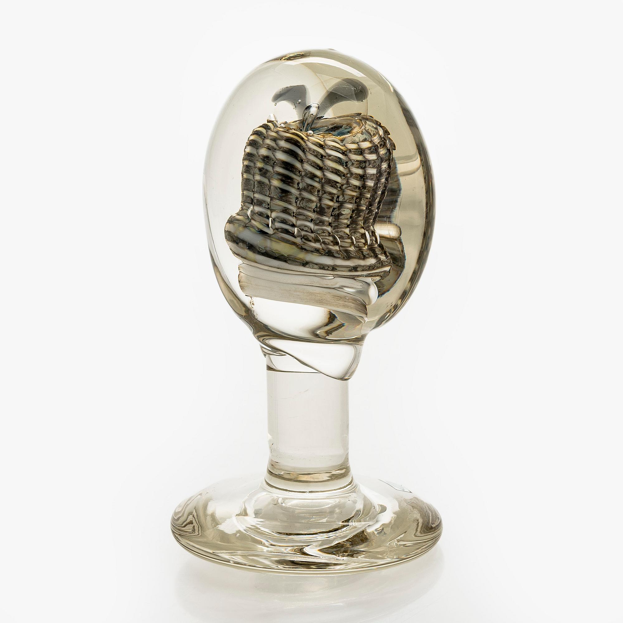 Oiva Toikka, glasskulptur, signerad Oiva Toikka Nuutajärvi Notsjö.