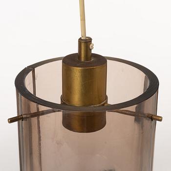 Hans Bergström, tillskriven. Taklampor, ett par, "Topas 12", Philips, 1960-tal.