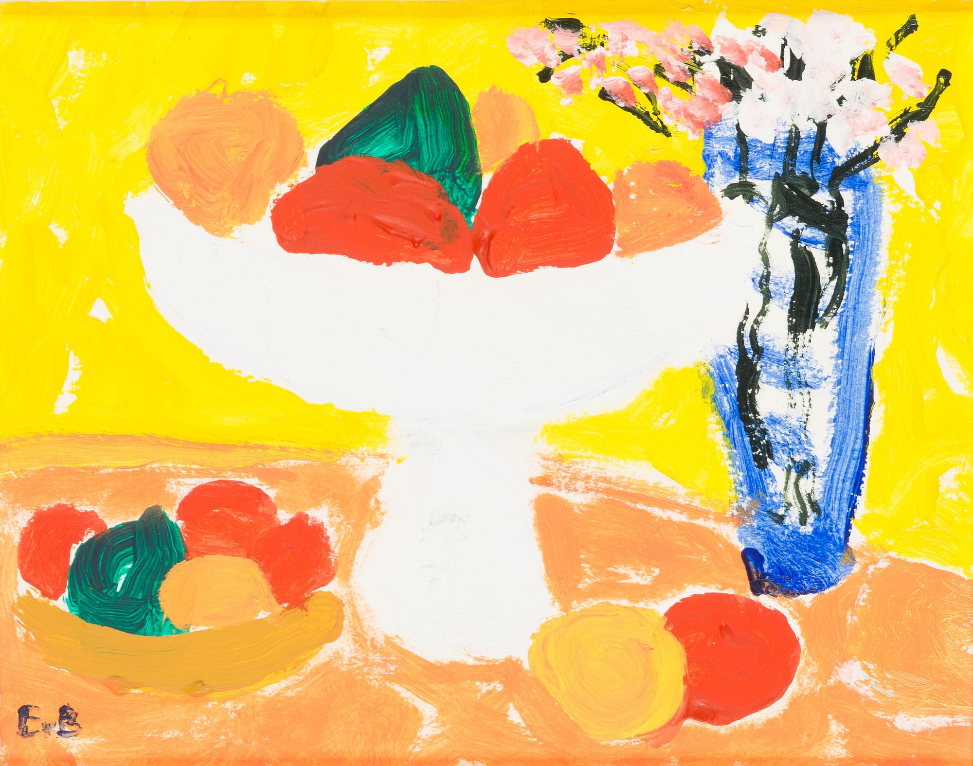 Eero von Boehm, acrylic on board, signed.