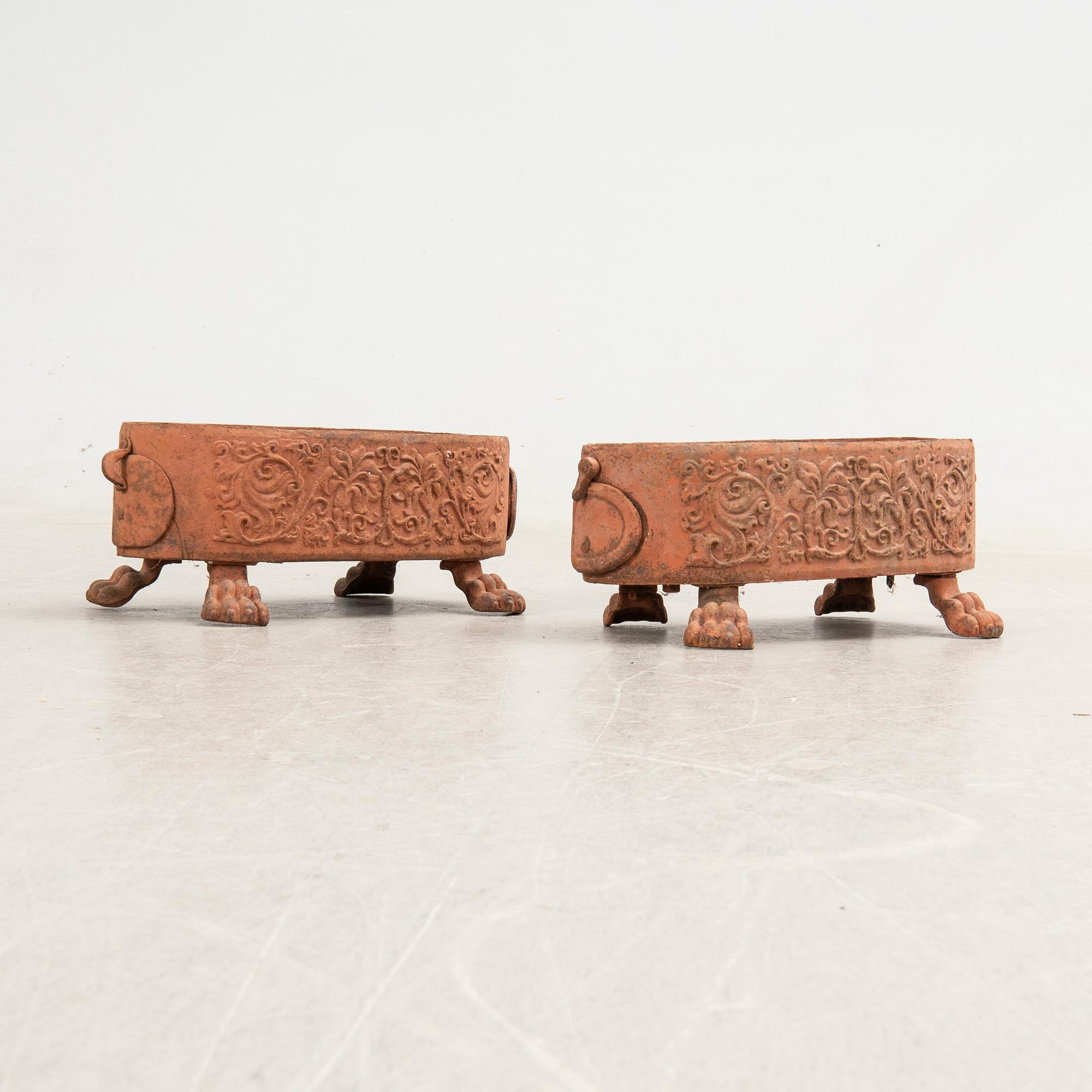 Jardinières, a pair, 19th century.