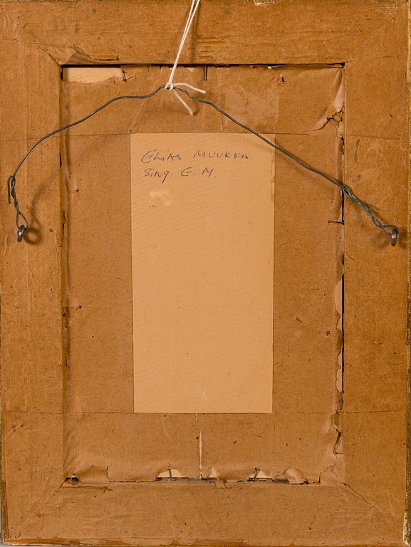 ELIAS MUUKKA, oil on board, signed.