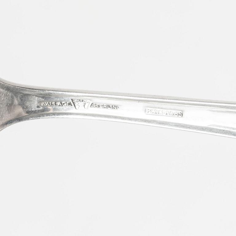 R Wallace & Sons, bestickservis, 65 delar, silver, Wallingford, Connecticut, USA.