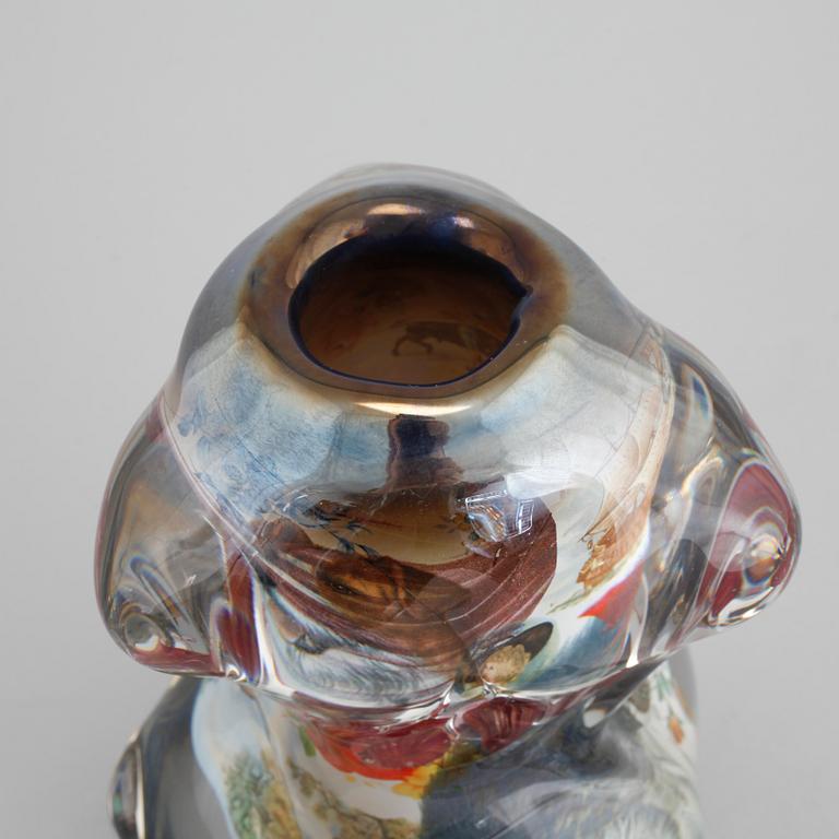 PER B SUNDBERG, a unique glass vase from Orrefors, signed, numbered and dated 2003.