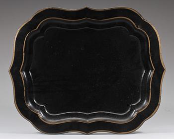 PLÅTBRICKOR, 2 st. 1800-talets slut.