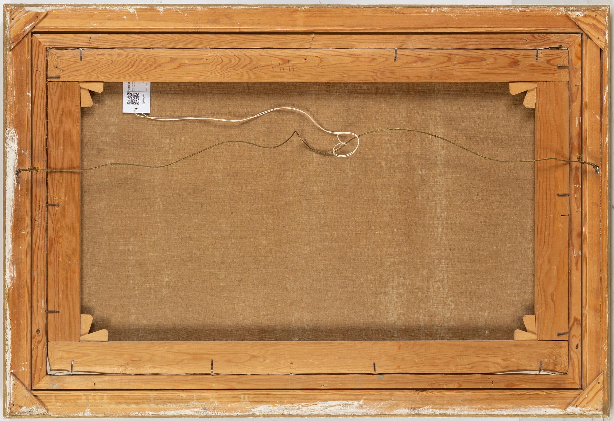 EDVARD ROSENBERG, olja på duk, signerad.